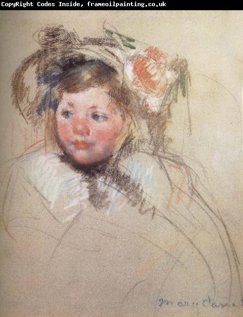 Mary Cassatt Sarah wearing the hat and seeing left